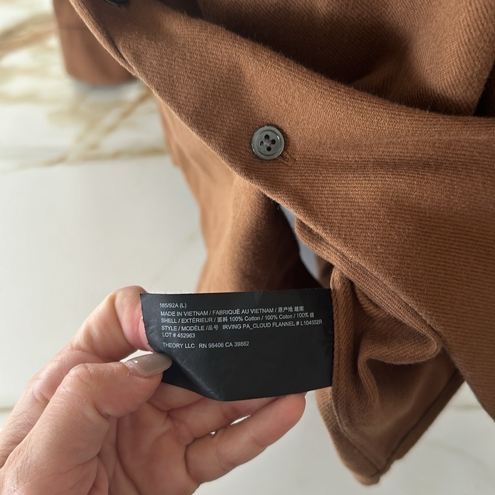 Theory cotton button down - Picture 5 of 8